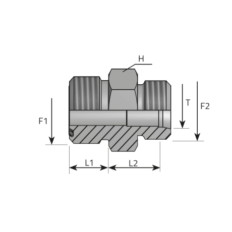 ADAPTOR MALE ORFS - MALE DIN