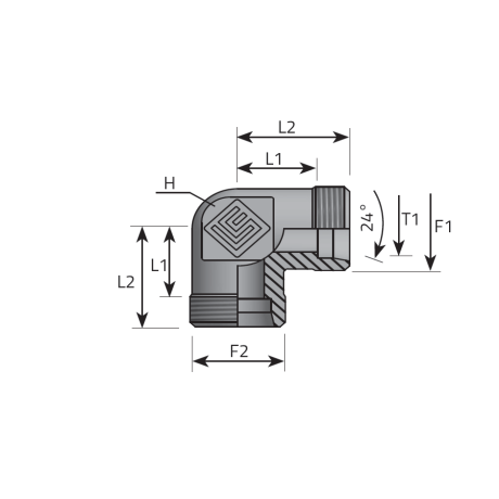 DIN MALE EQUAL ELBOW-DIN MALE
