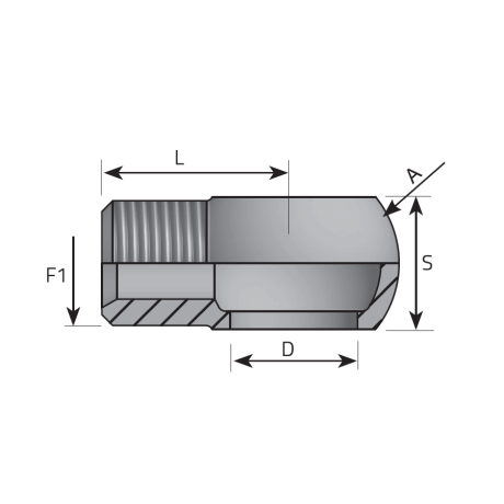 METRIC BANJO - MALE BSPP
