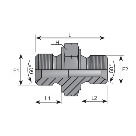 REDUCING METRIC MALE ADAPTER