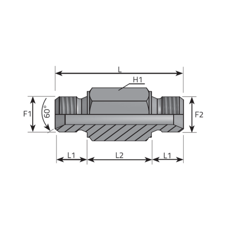 T ADAPTER MALE BSPP - MALE BSPP - ADJUSTABLE MALE BSPP
