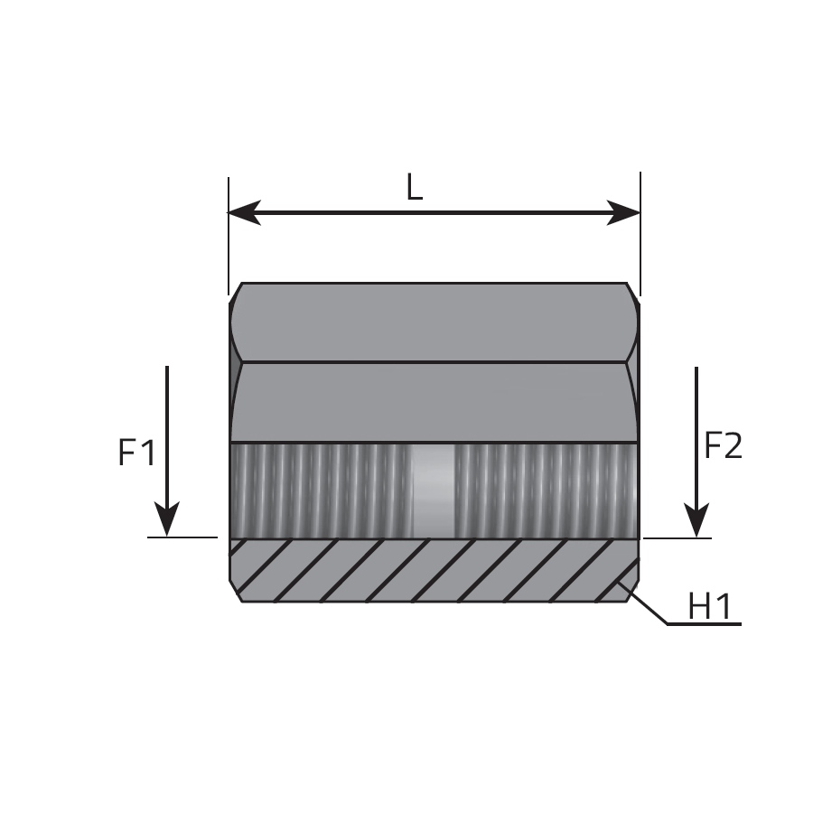 ADAPTER Female BSPP - Female BSPP