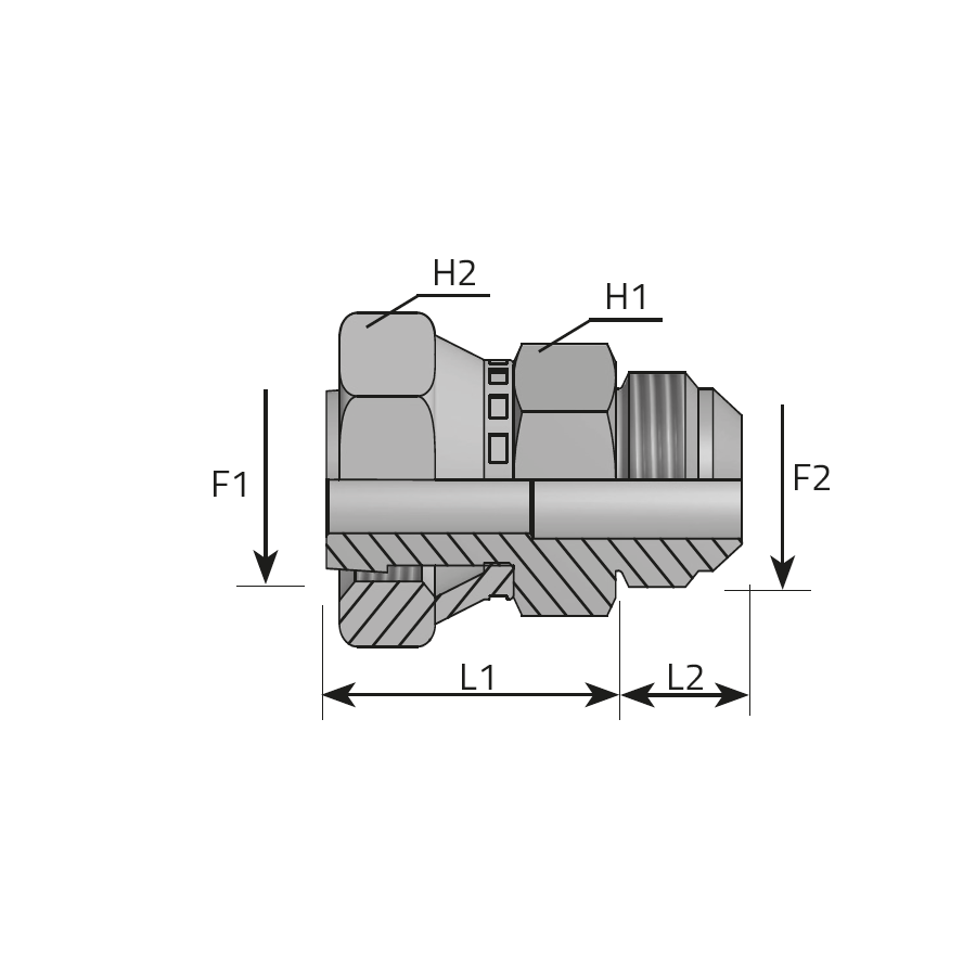 ADAPTOR FEMALE ORFS - MALE JIC