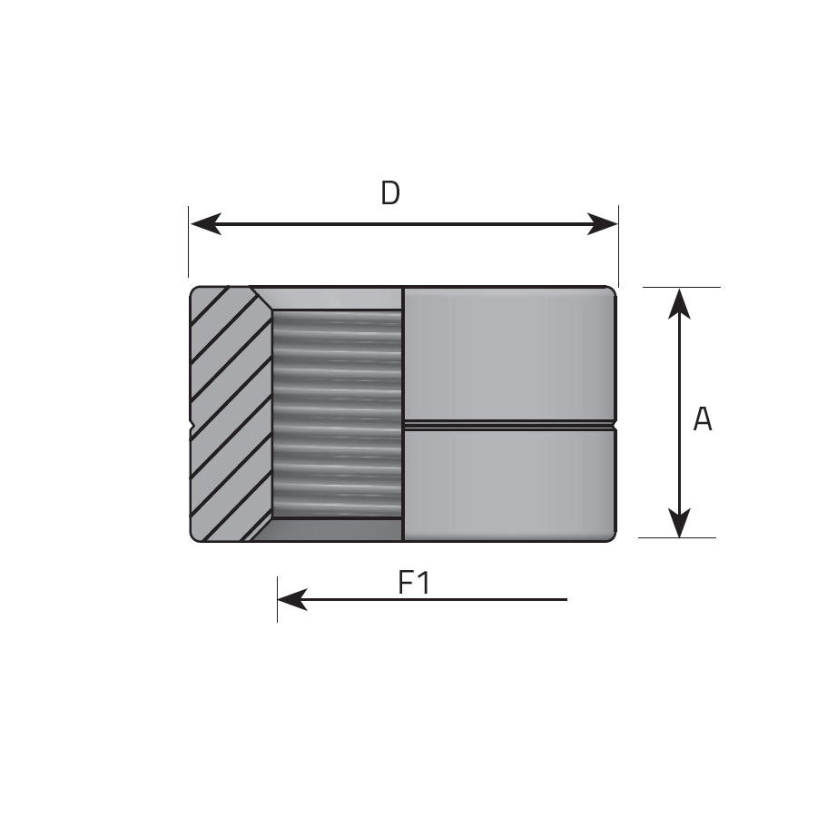 METRIC WELDING STUD