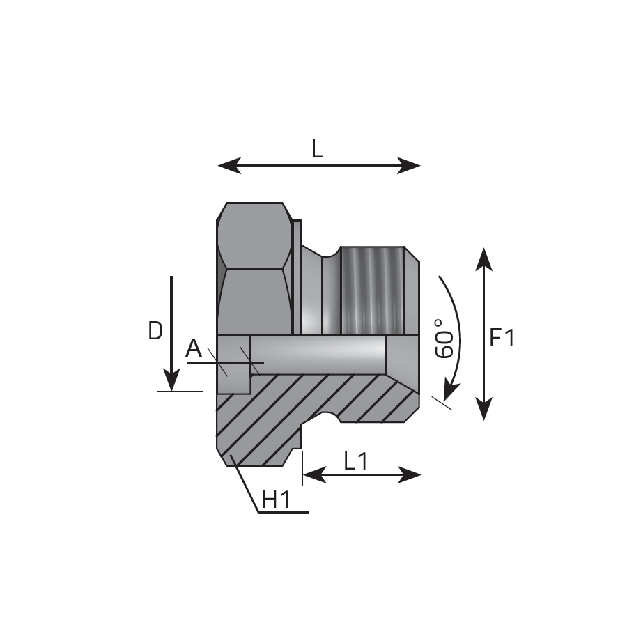 WELDING ADAPTER BSPP – Socket -  Vitillo