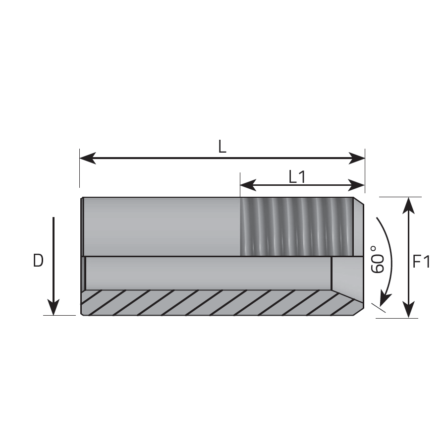 WELDING UNION MALE BSPP
