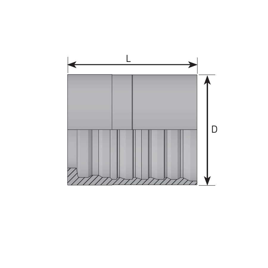 BOCCOLA PER TUBO R13/R15