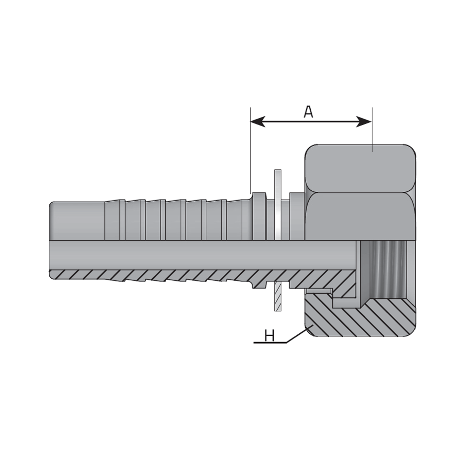 FEMMINA CO2 FILETTO WHITWORTH